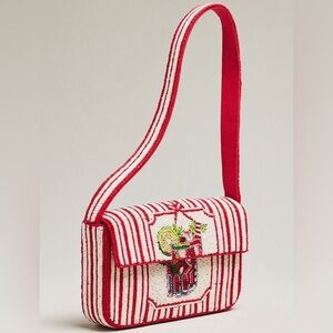 NWT Anthropologie Fiona beaded bag
